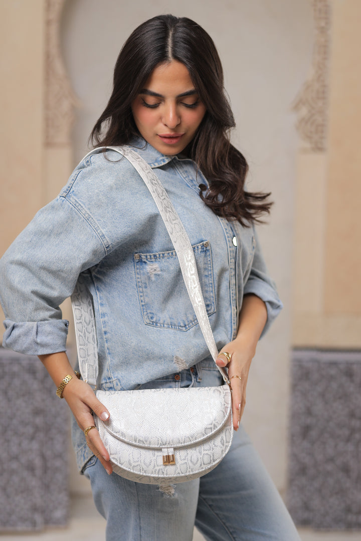 Crystal Chic Satchel Bag