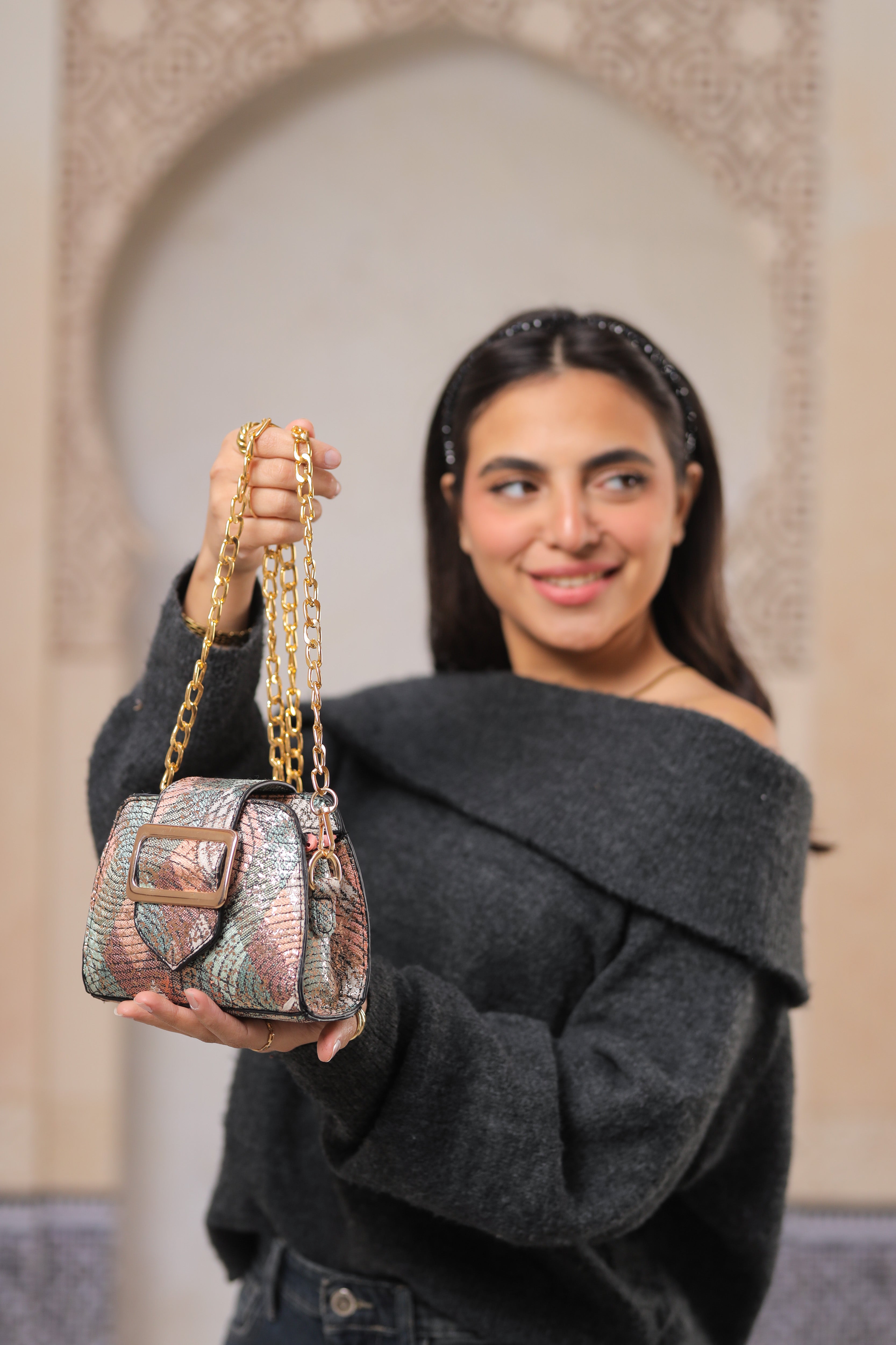 Pocket-Sized Glam Clutch - Kashmeer – Havva Dose