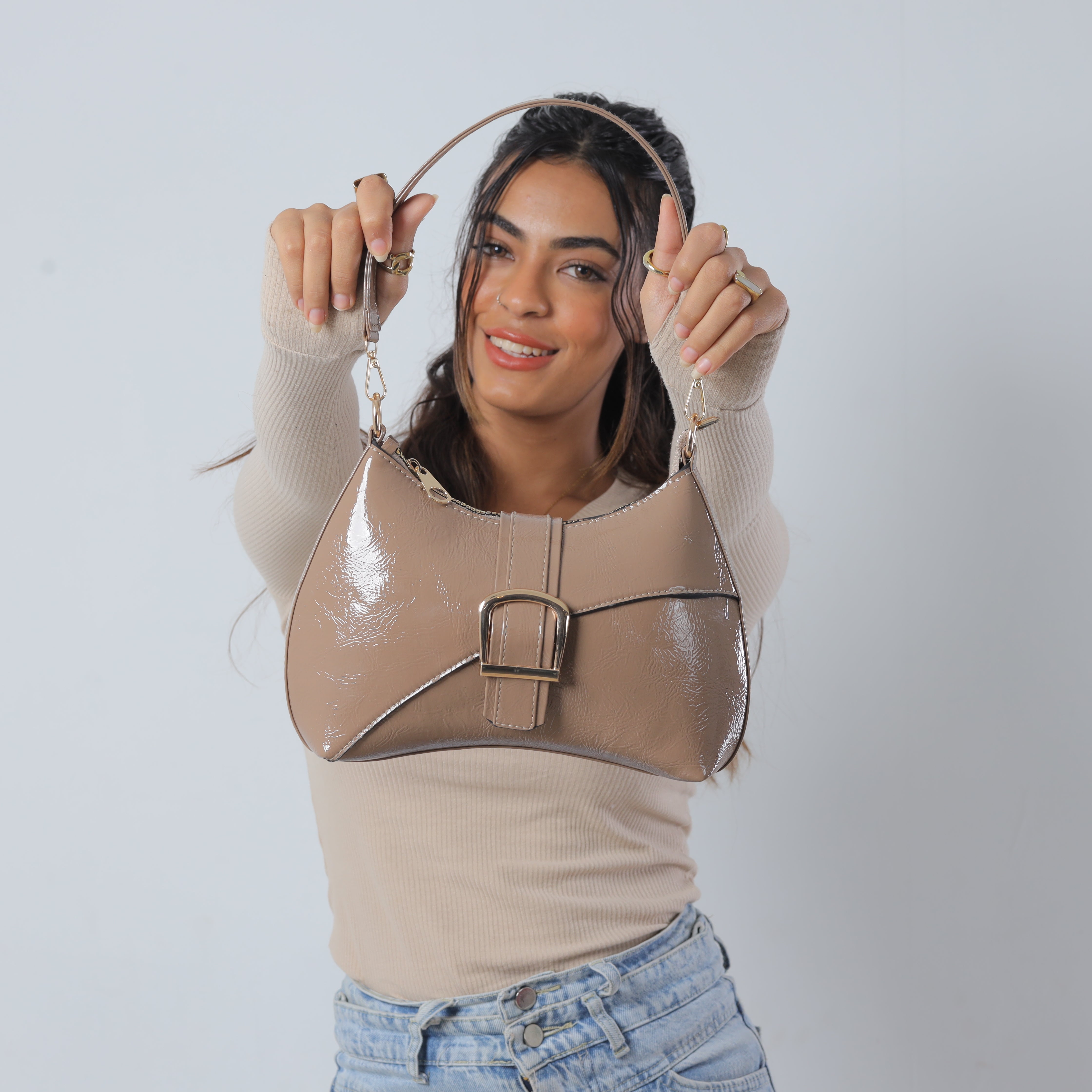 Canlı Cross Body Bag Caffe – Havva Dose