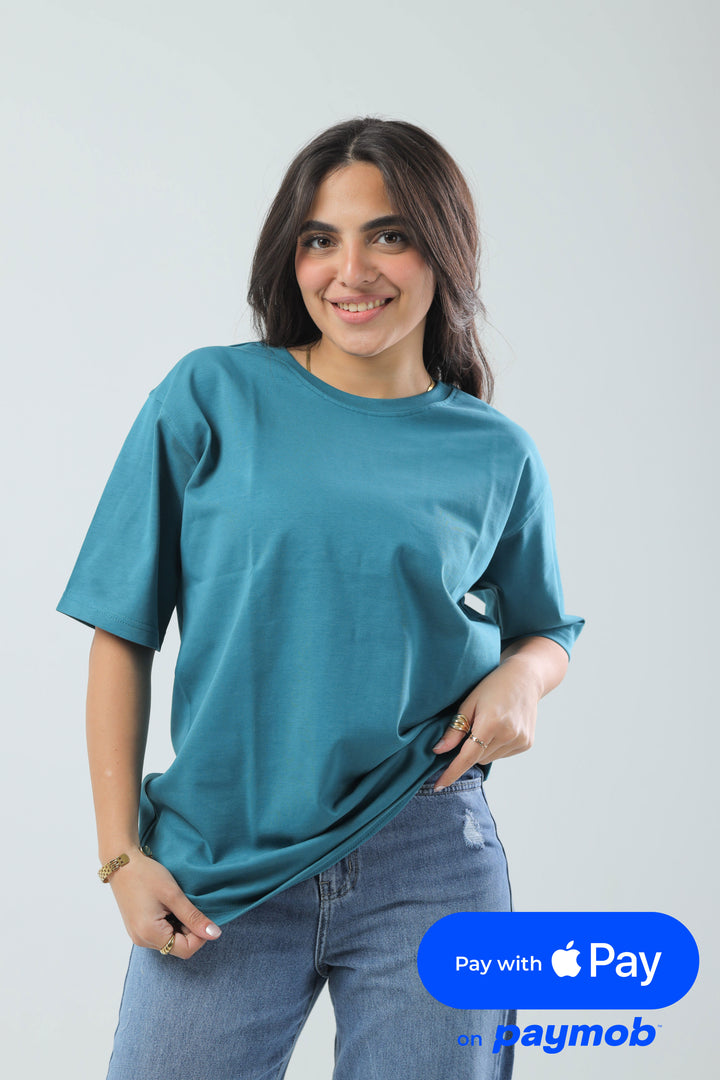 Pure Comfort Tee Ocean Blue Green