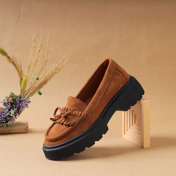 Quality Suede Chunky Loafers - Havan