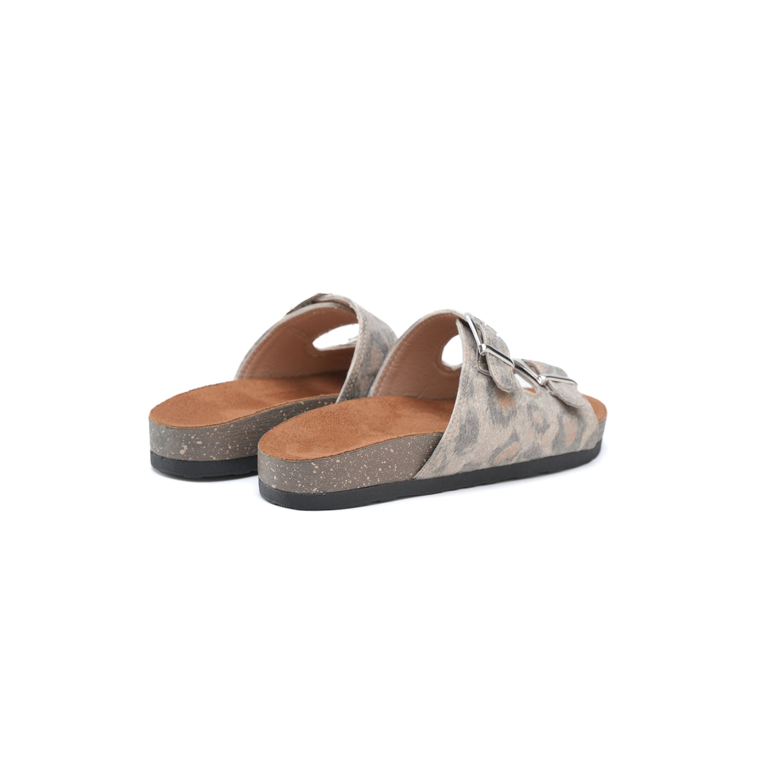 WildStride Leopard Beige Sandals