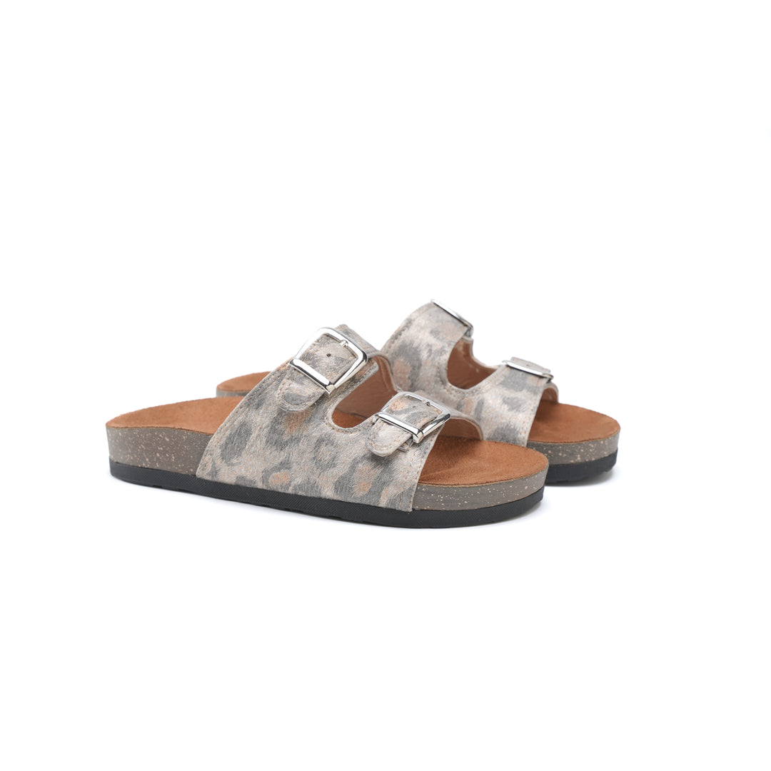 WildStride Leopard Beige Sandals