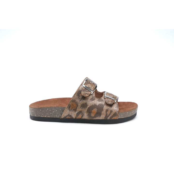 WildStride Leopard Tan Sandals