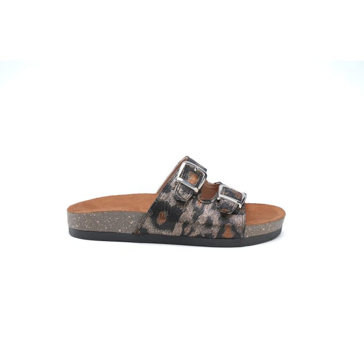 WildStride Leopard Brown Sandals