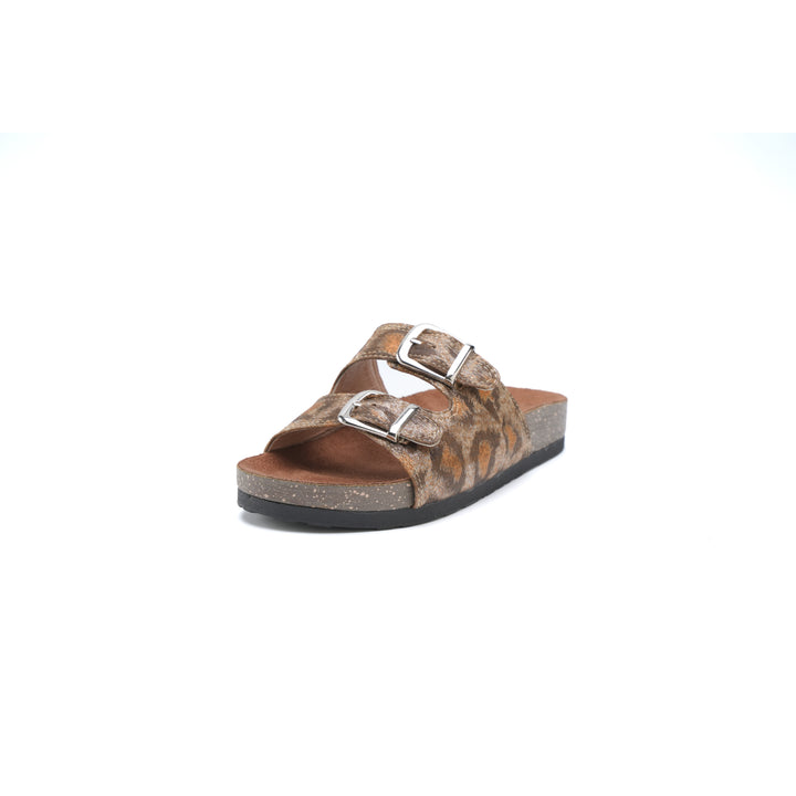 WildStride Leopard Tan Sandals
