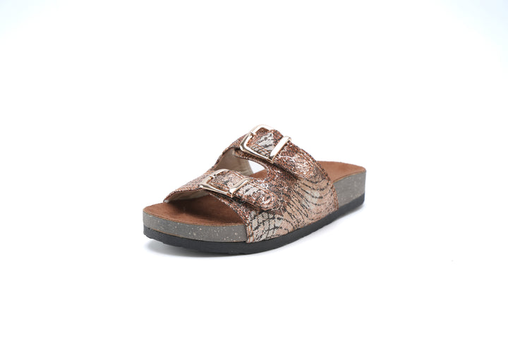 Golden Ember Luxe Slides