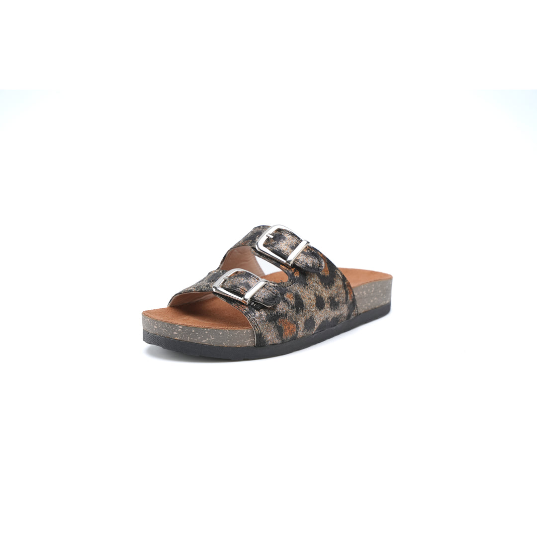 WildStride Leopard Brown Sandals