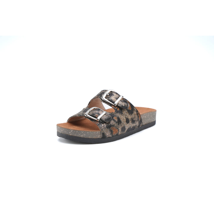 WildStride Leopard Brown Sandals