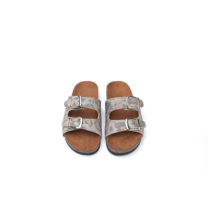 WildStride Leopard Beige Sandals