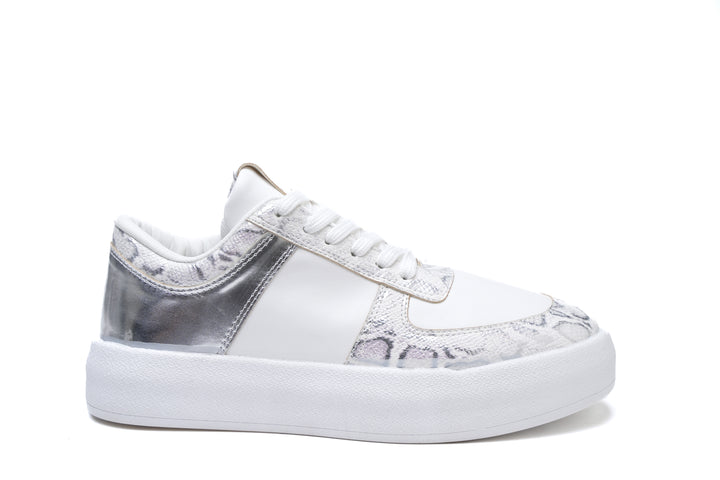 Blush Silver Luxe Sneakers | Women's Fashion Shoes