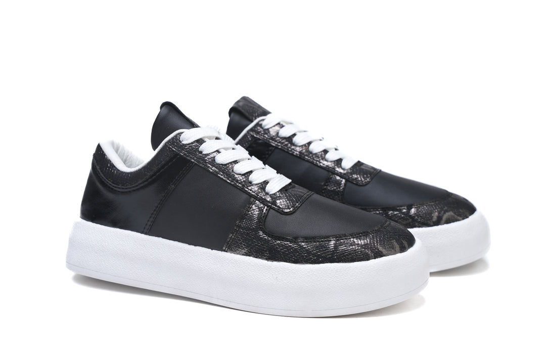 Blush Black Luxe Sneakers | Women's Fashion Shoes