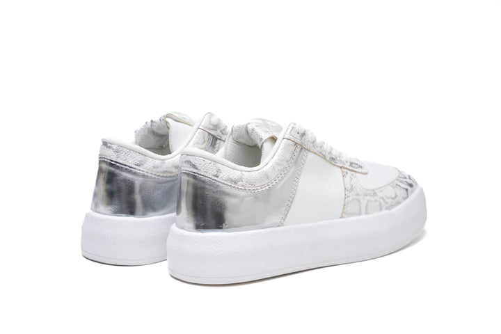 Blush Silver Luxe Sneakers | Women's Fashion Shoes