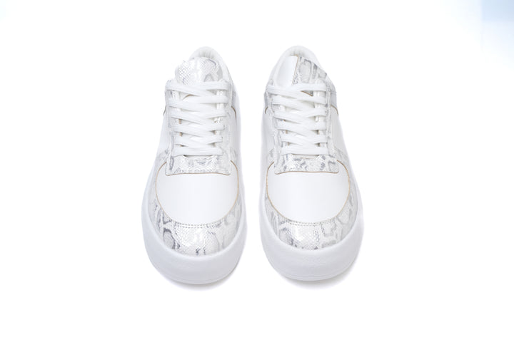 Blush Silver Luxe Sneakers | Women's Fashion Shoes