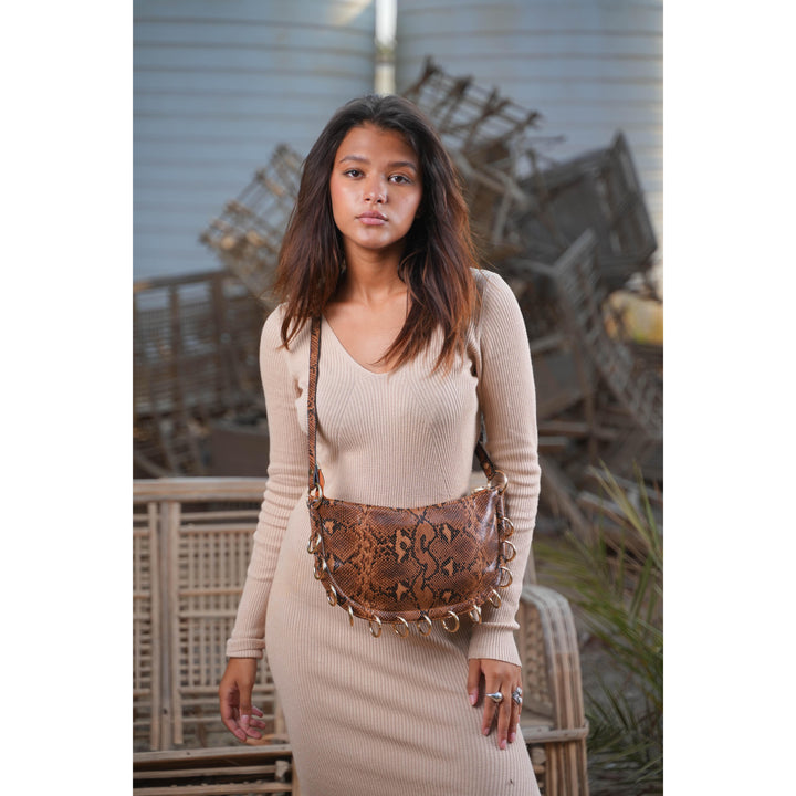 Python Loop Shoulder Bag
