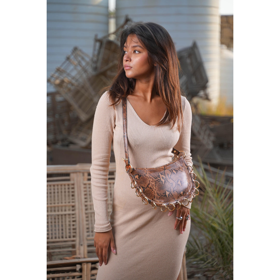 Python Loop Shoulder Bag