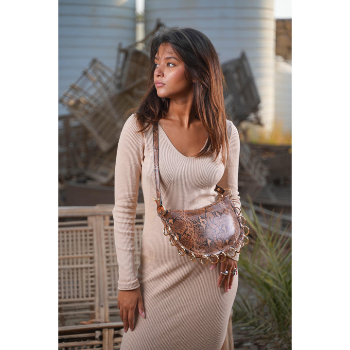 Python Loop Shoulder Bag