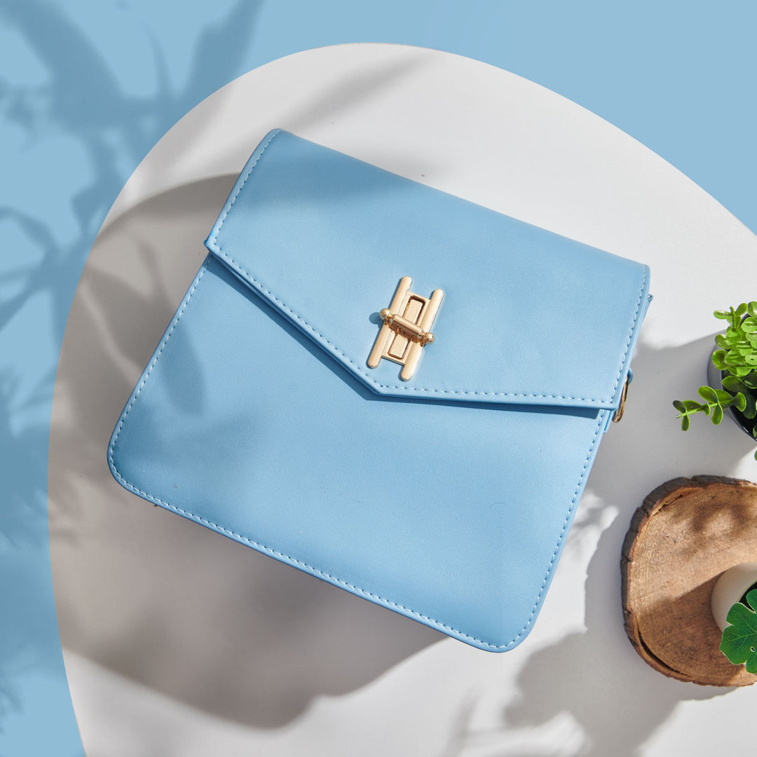 Şık | Stylish Strap Crossbag - Babyblue