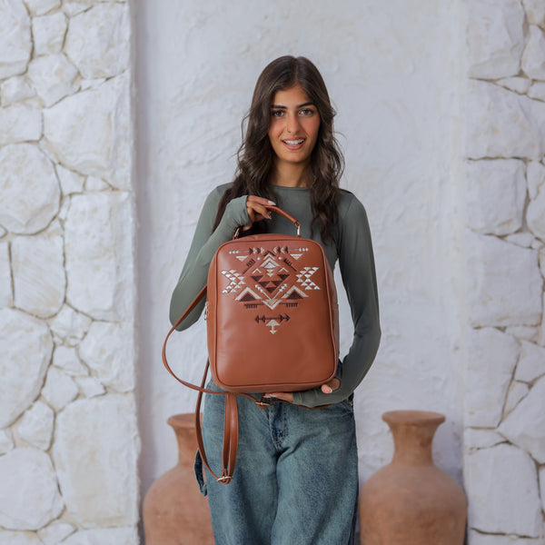 Embroidered Desert Backpack - Havan