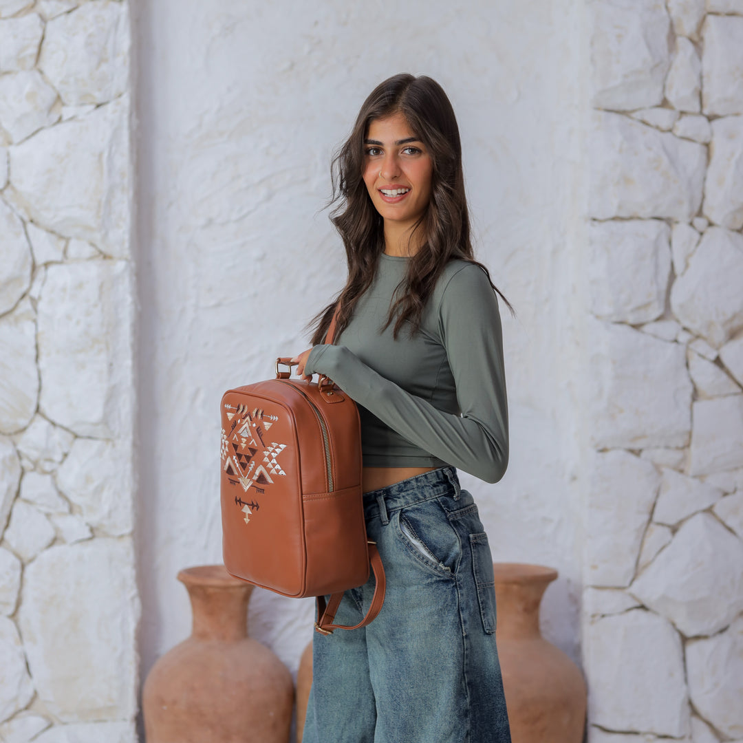 Embroidered Desert Backpack - Havan