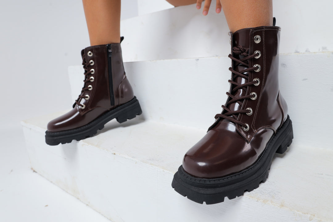 Brown Verne Eclipse Combat Boots