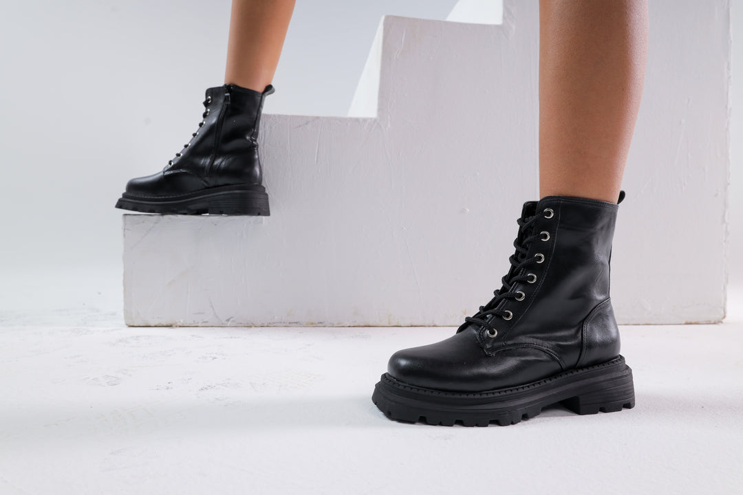 Black Eclipse Combat Boots