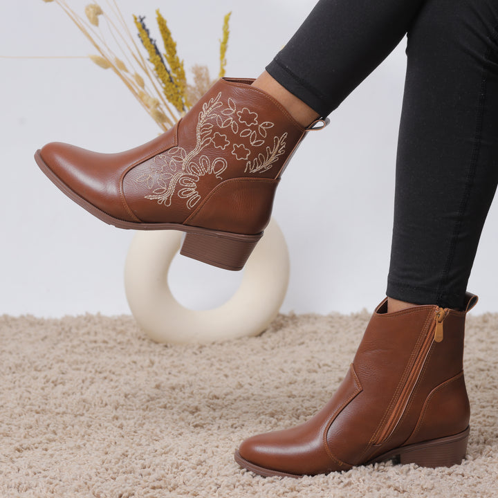 Prairie Rose Booties - Havan