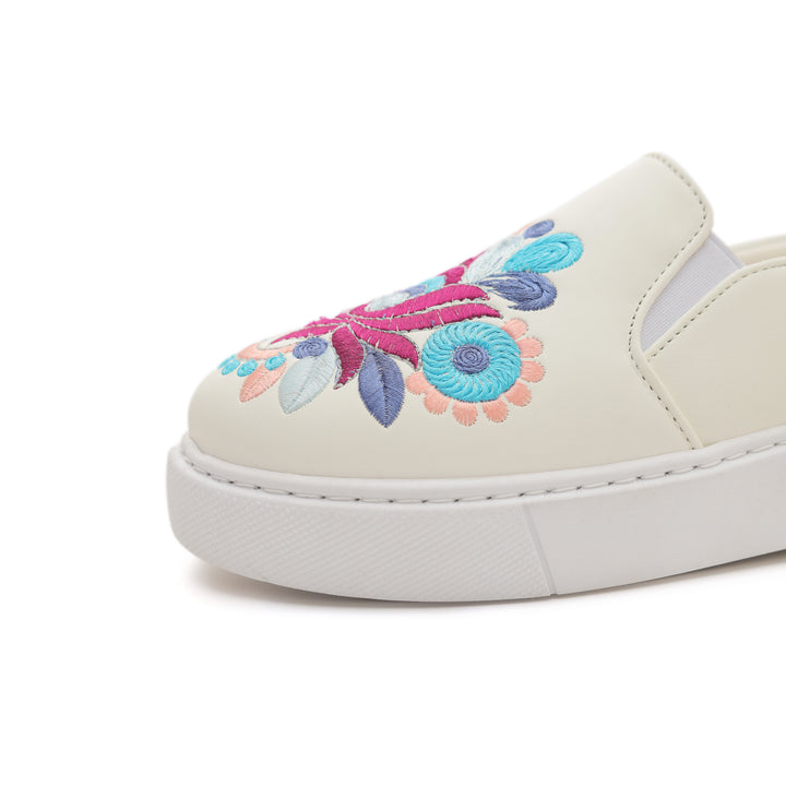 Floral Breeze Slip-Ons