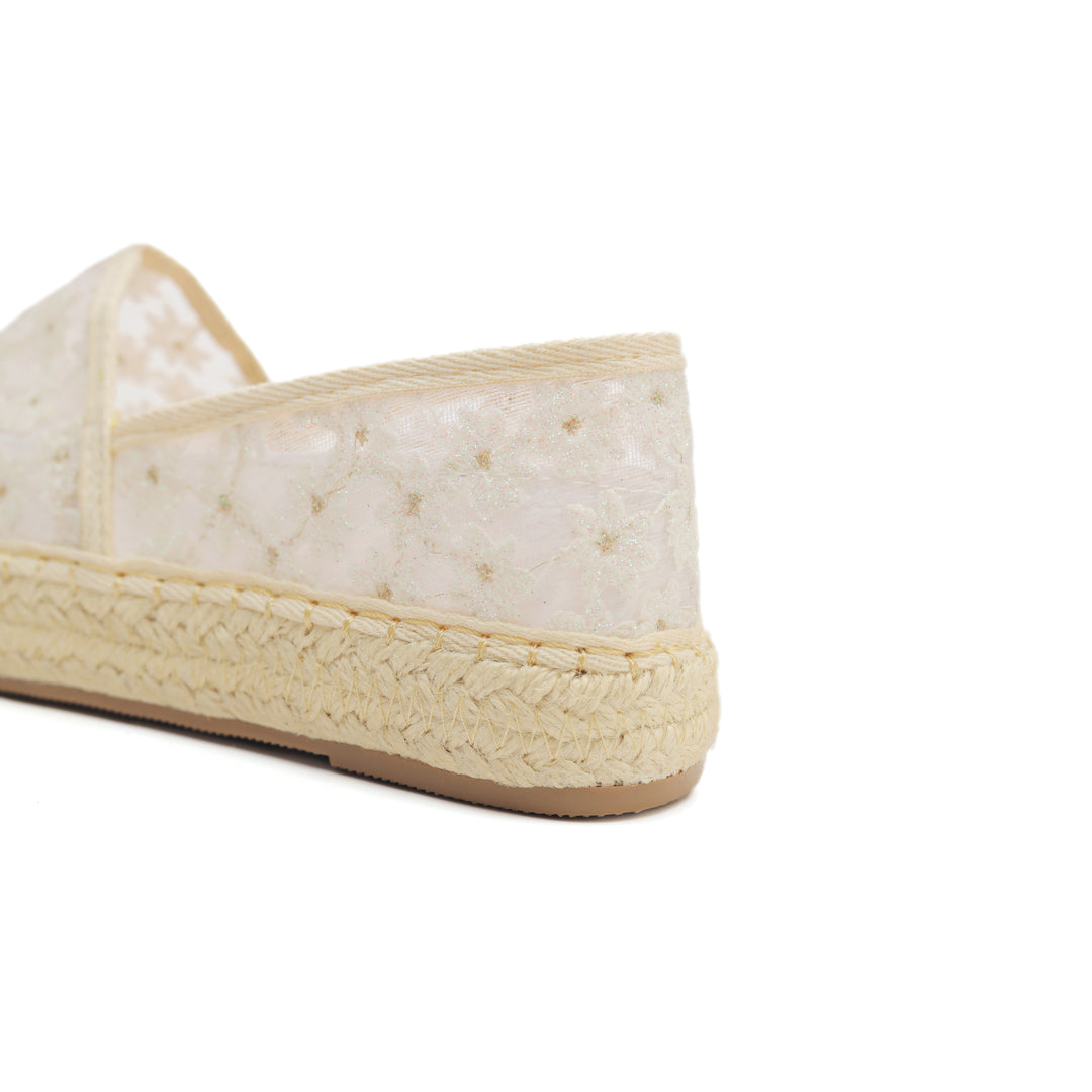 Blossom Petal Espadrilles White