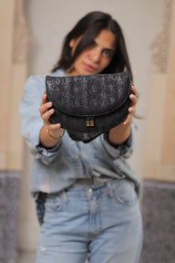 Noir Chic Satchel Bag