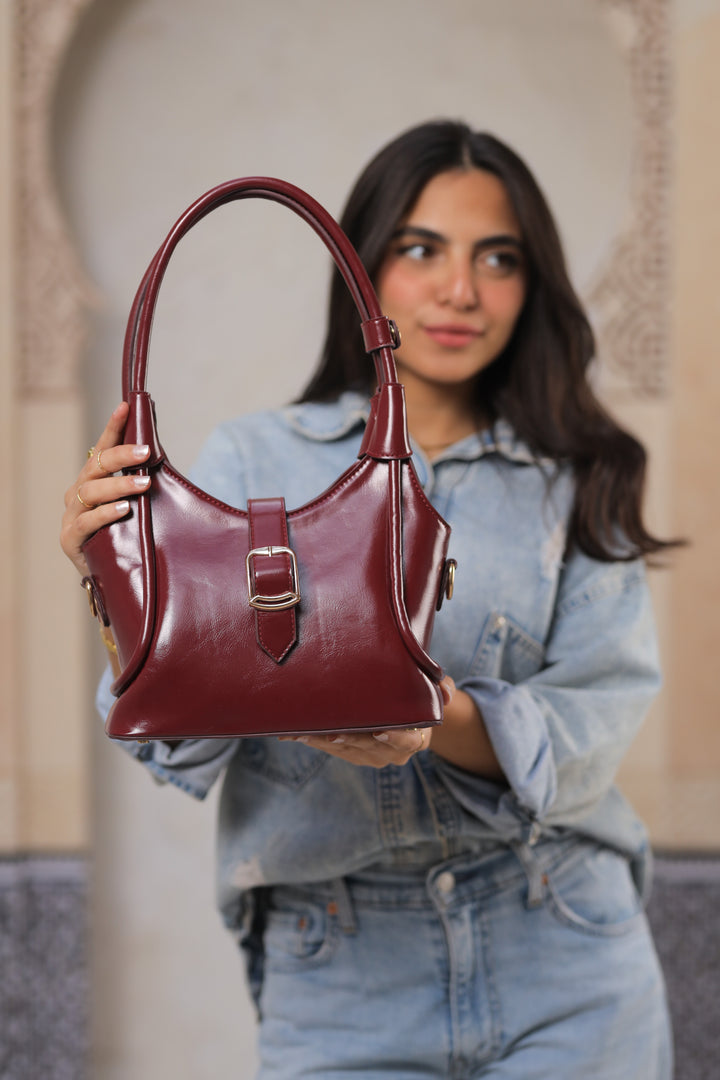 Everyday Essentials Tote Bag - Burgundy