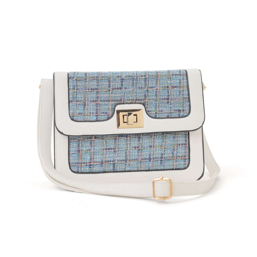 Elegance Enlivened Crossbody Bag White