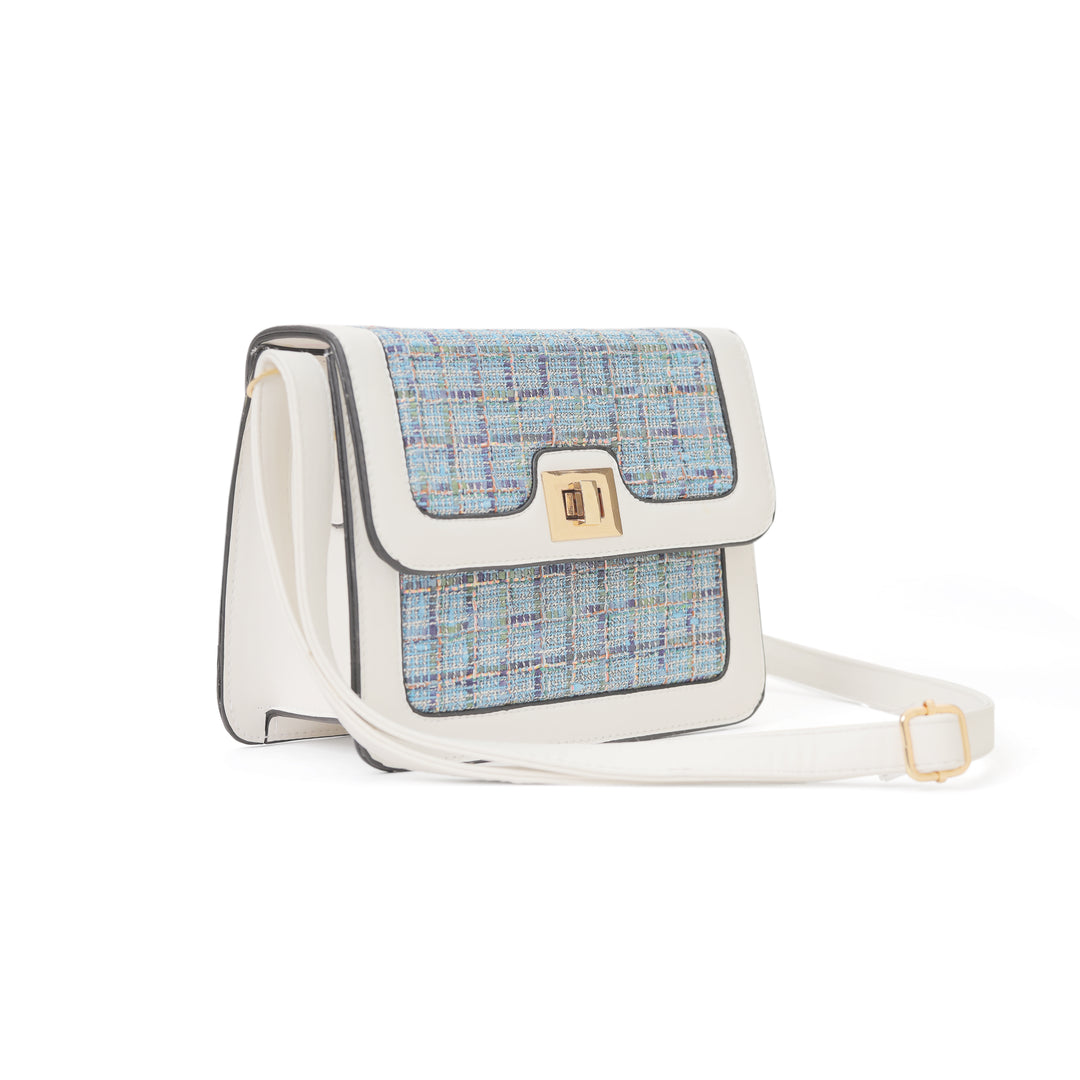 Elegance Enlivened Crossbody Bag White