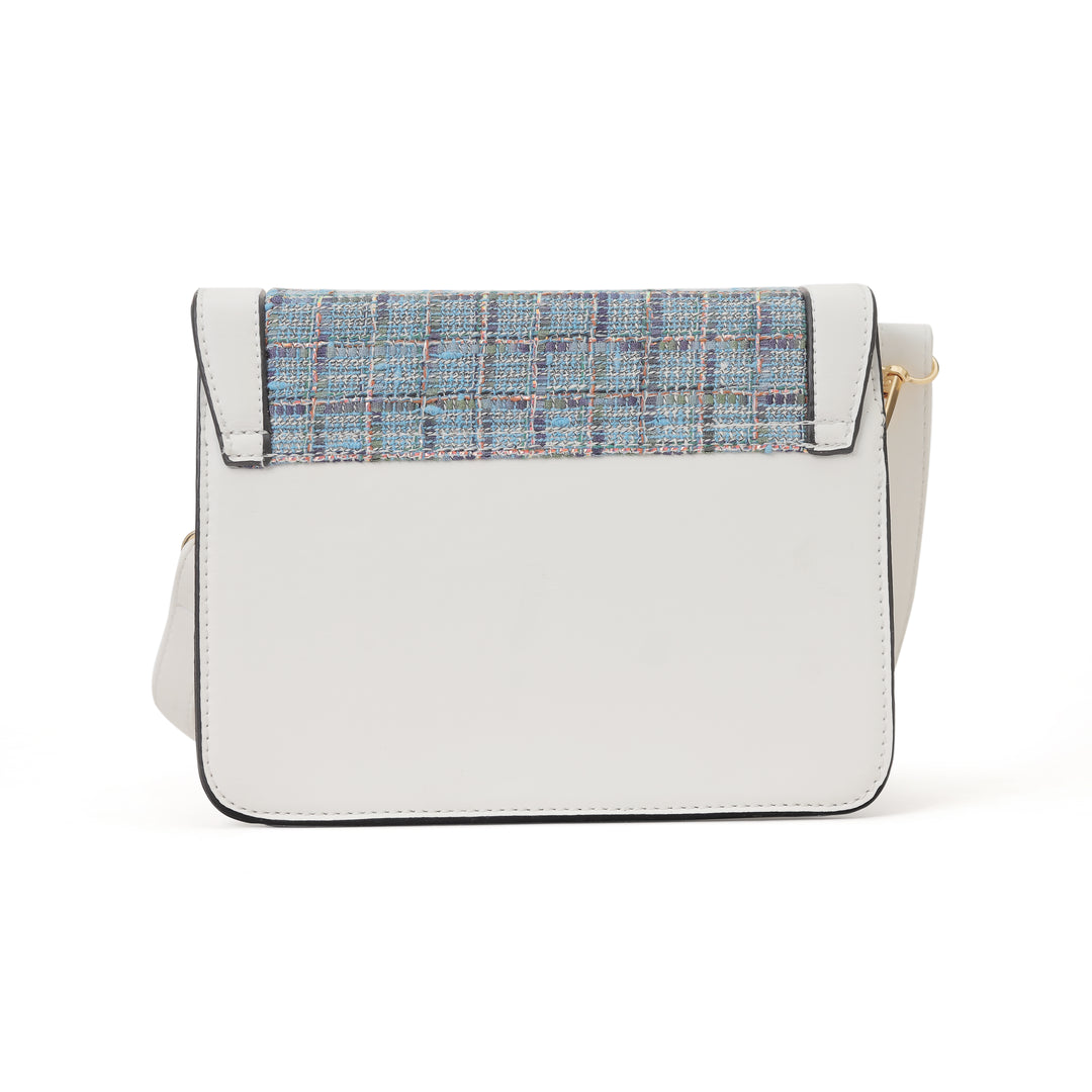 Elegance Enlivened Crossbody Bag White