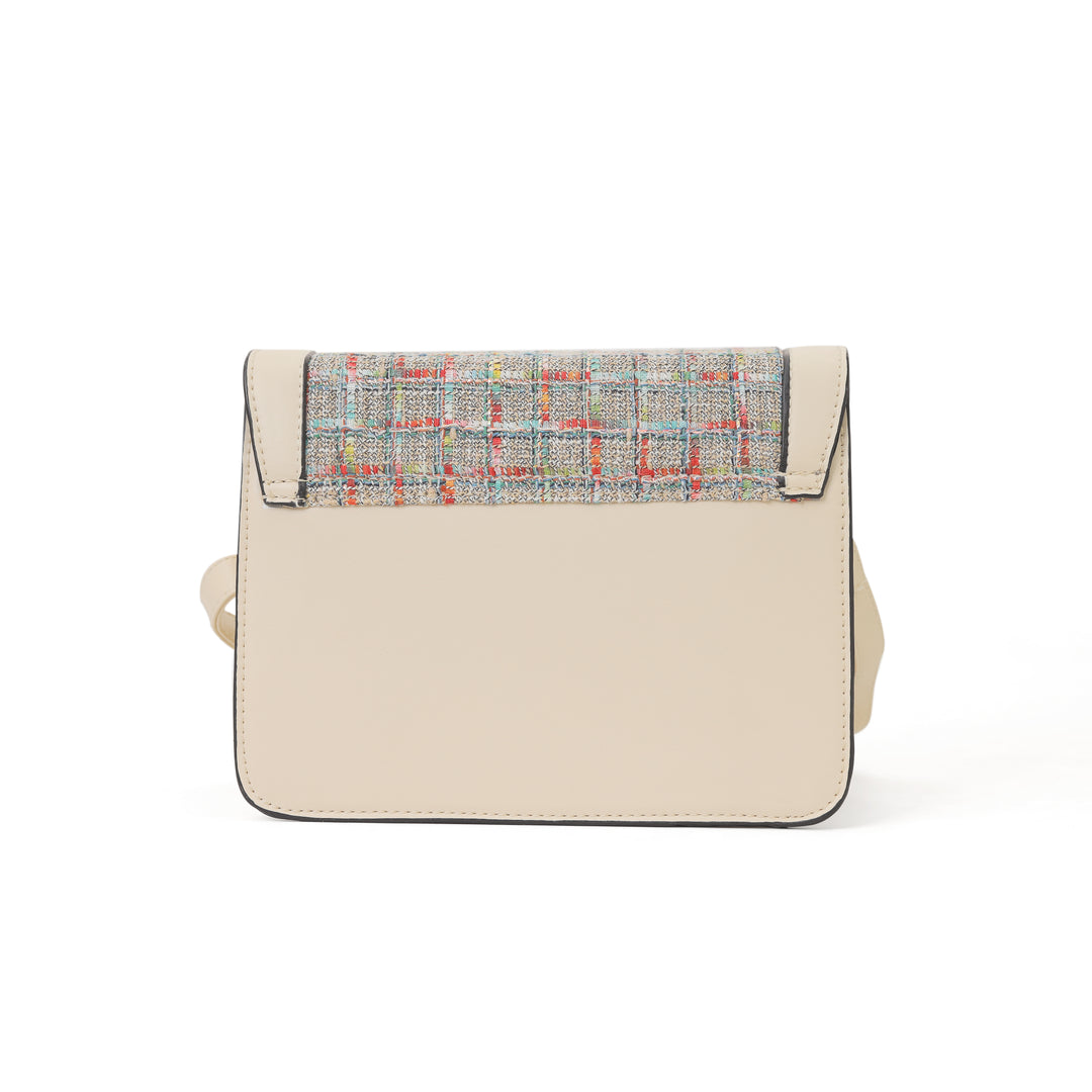 Elegance Enlivened Crossbody Bag Beige