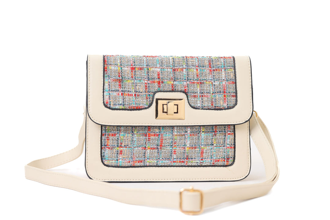 Elegance Enlivened Crossbody Bag Beige