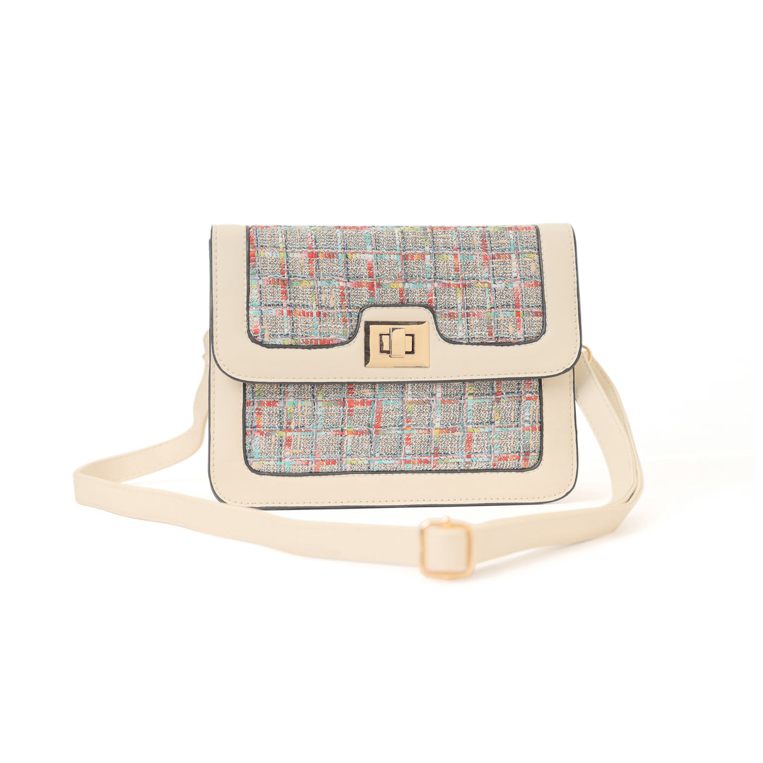 Elegance Enlivened Crossbody Bag Beige