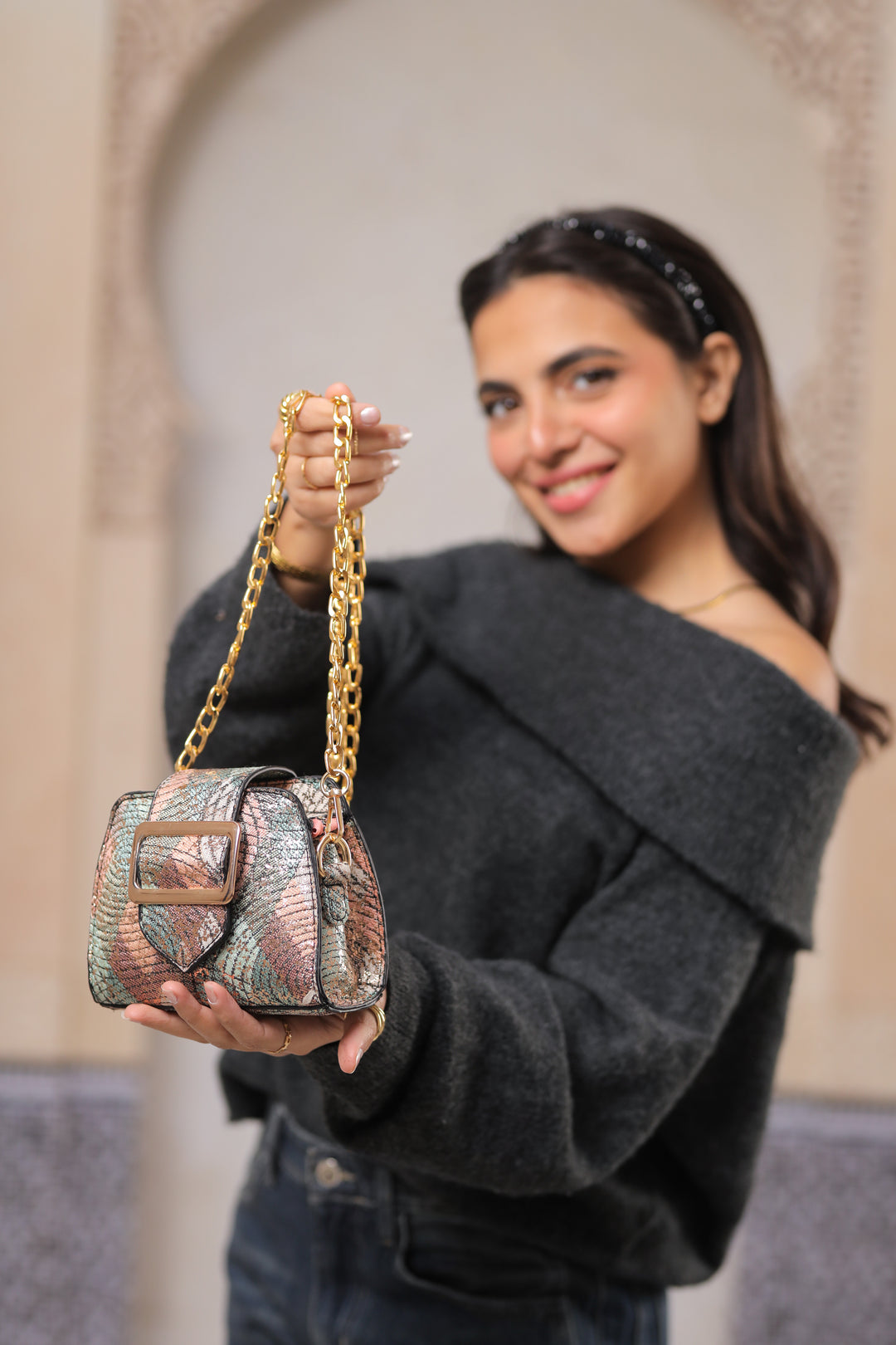 Pocket-Sized Glam Clutch - Kashmeer