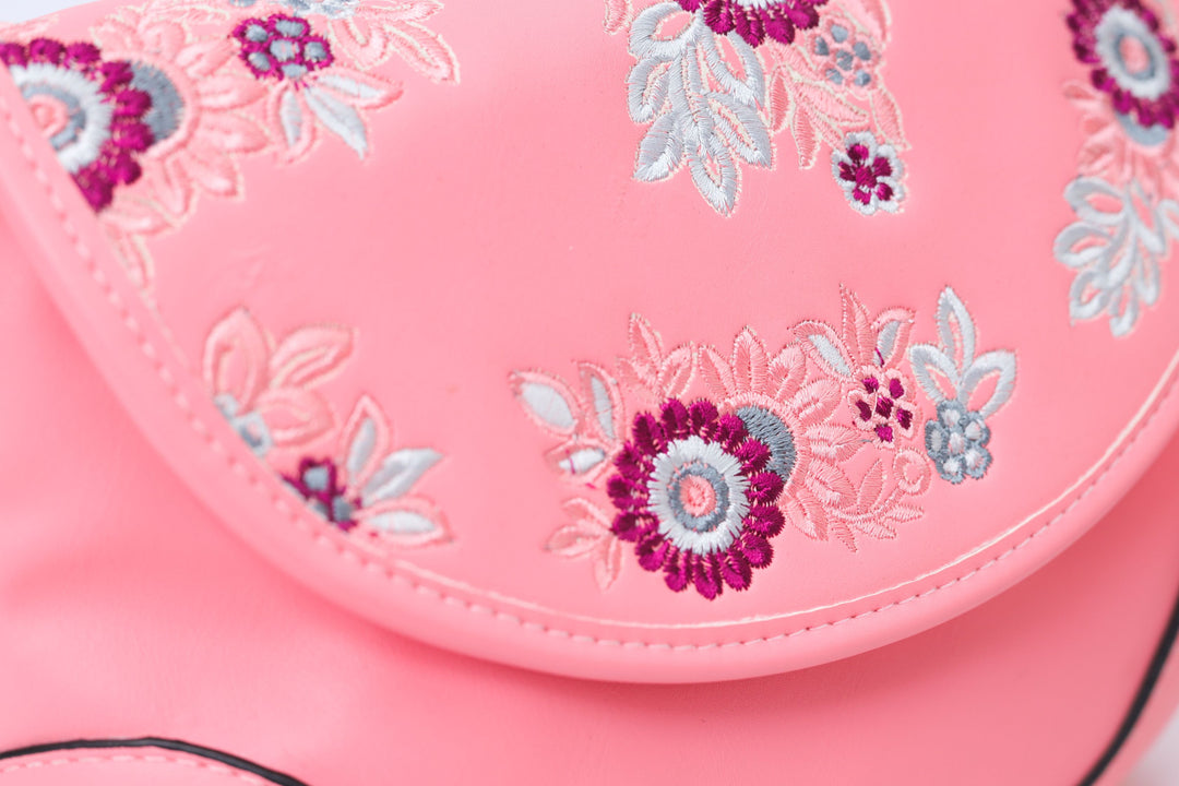 Floral Elegance Crossbody Pink