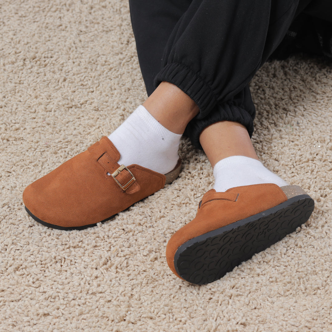 Comfy Soft Footbed Women Clogs - Havanna