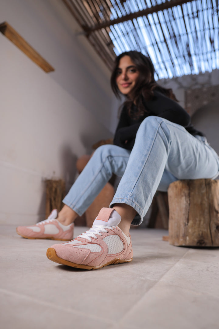 StrideX Soft Pink Sneaker