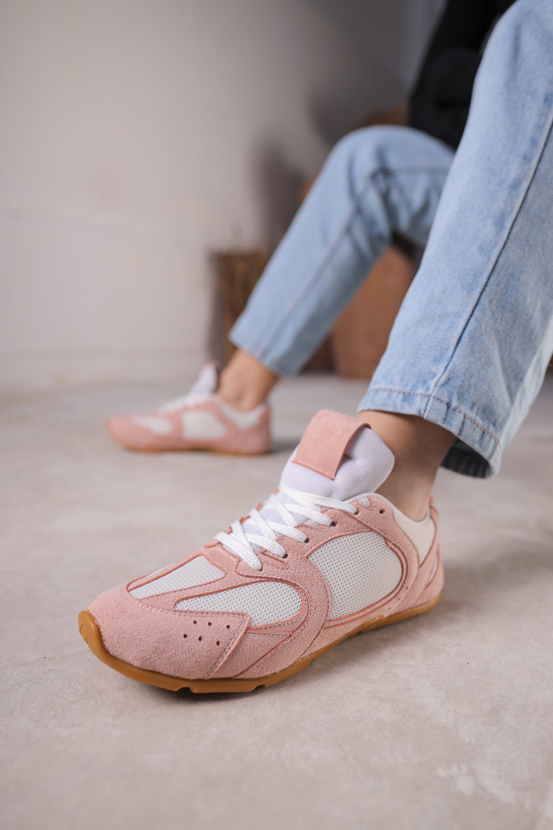 StrideX Soft Pink Sneaker