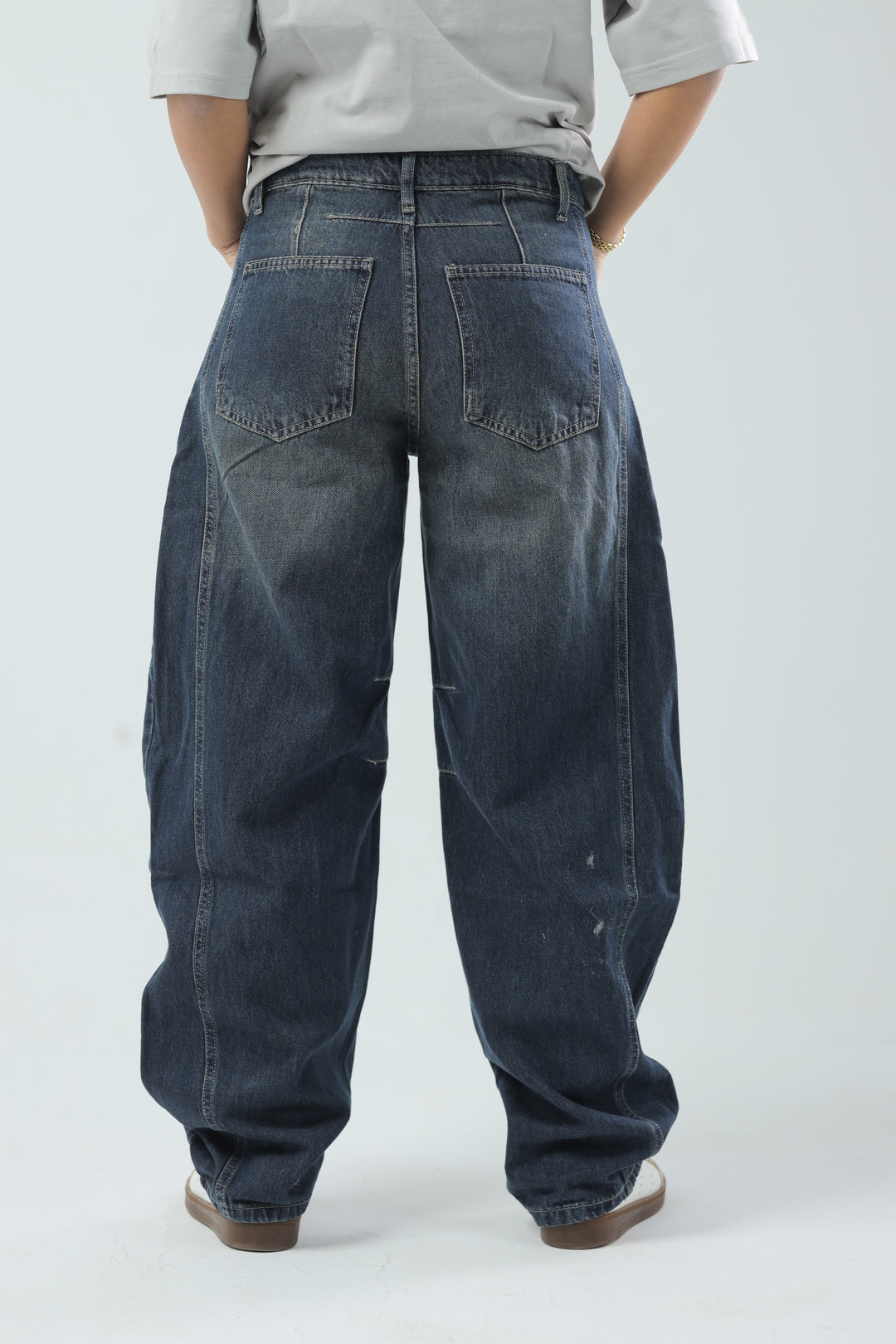 Urban Wide Leg Fit Denim Dark-Wash