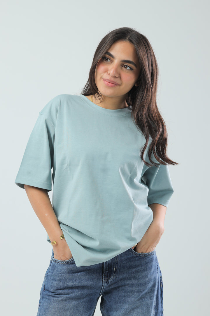 Pure Comfort Tee Dusty Teal