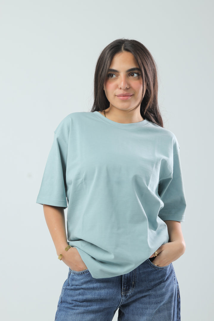 Pure Comfort Tee Dusty Teal