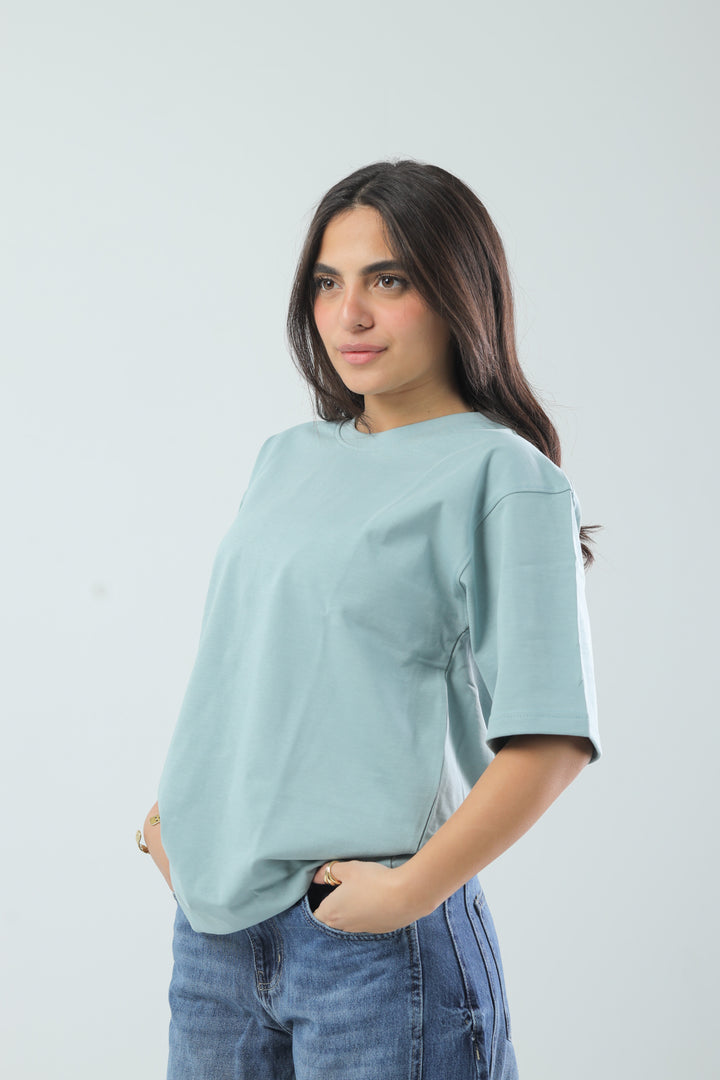 Pure Comfort Tee Dusty Teal