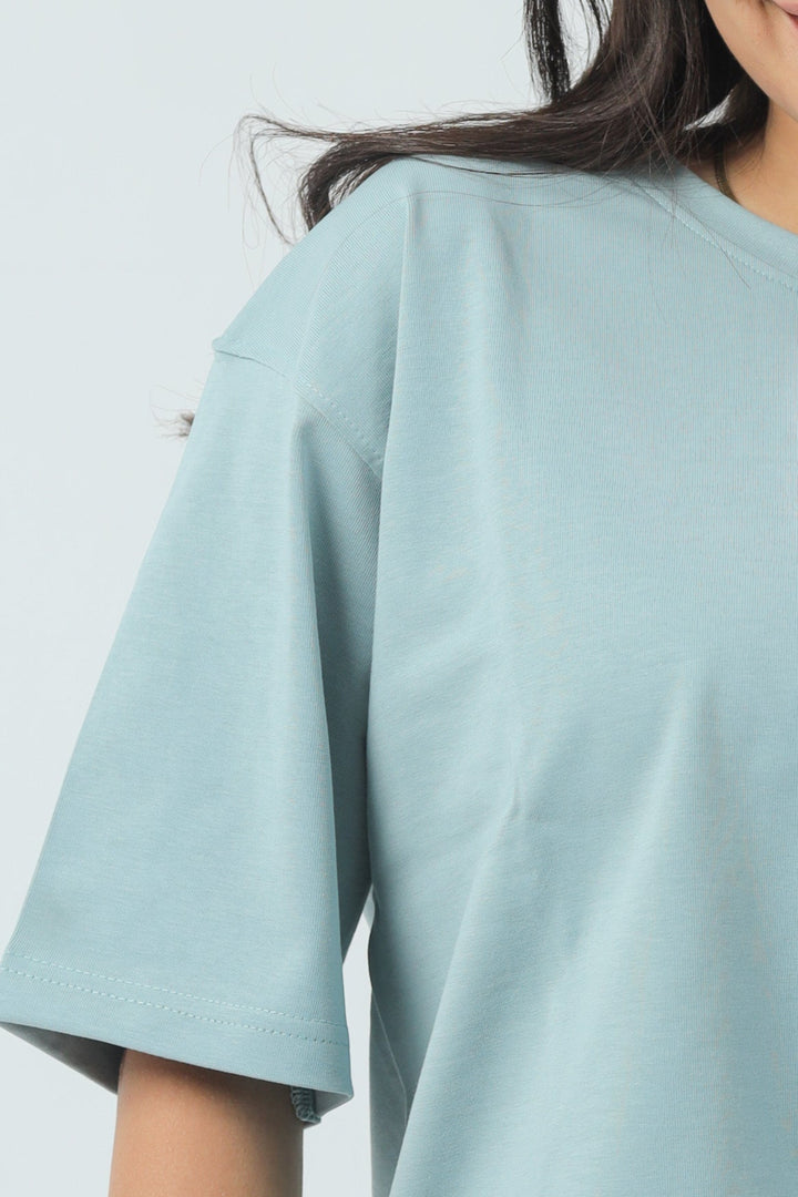 Pure Comfort Tee Dusty Teal