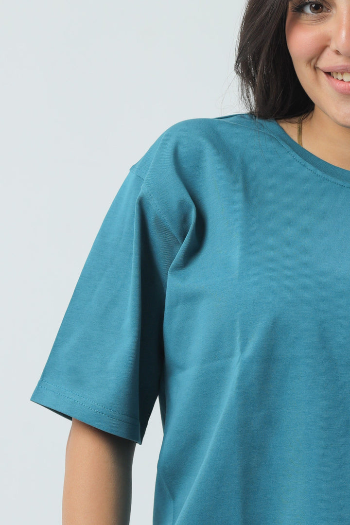 Pure Comfort Tee Ocean Blue Green