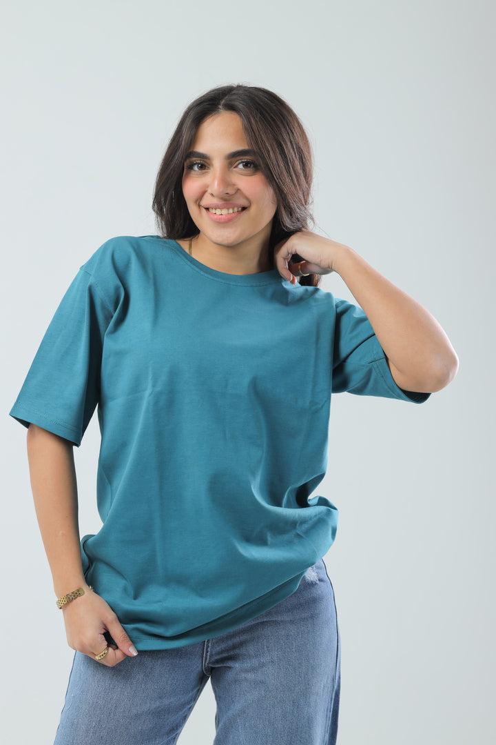 Pure Comfort Tee Ocean Blue Green