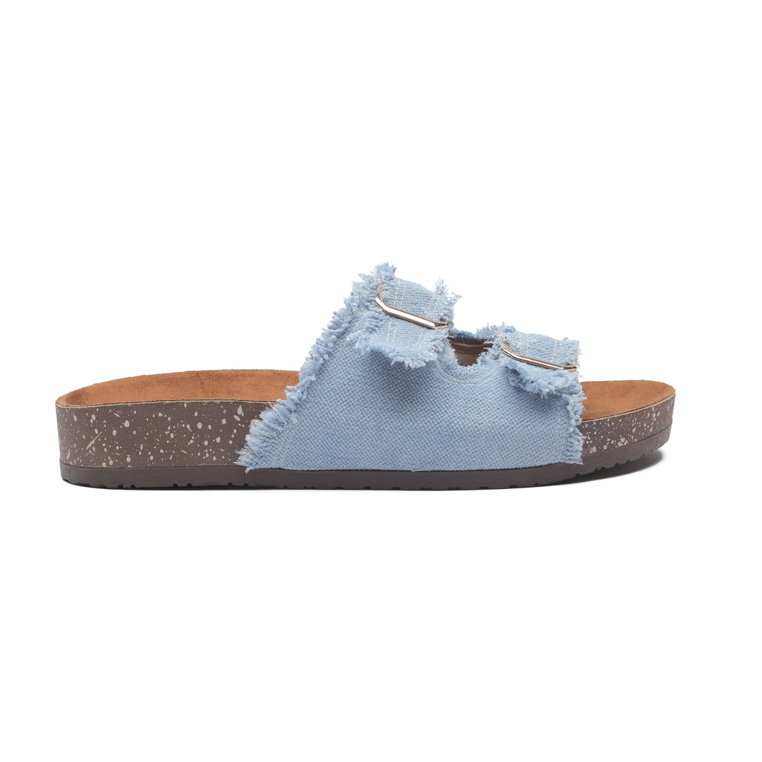 Chic Blue canvas sandal